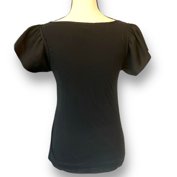 Gap black flowy sleeves top - Picture 3 of 10